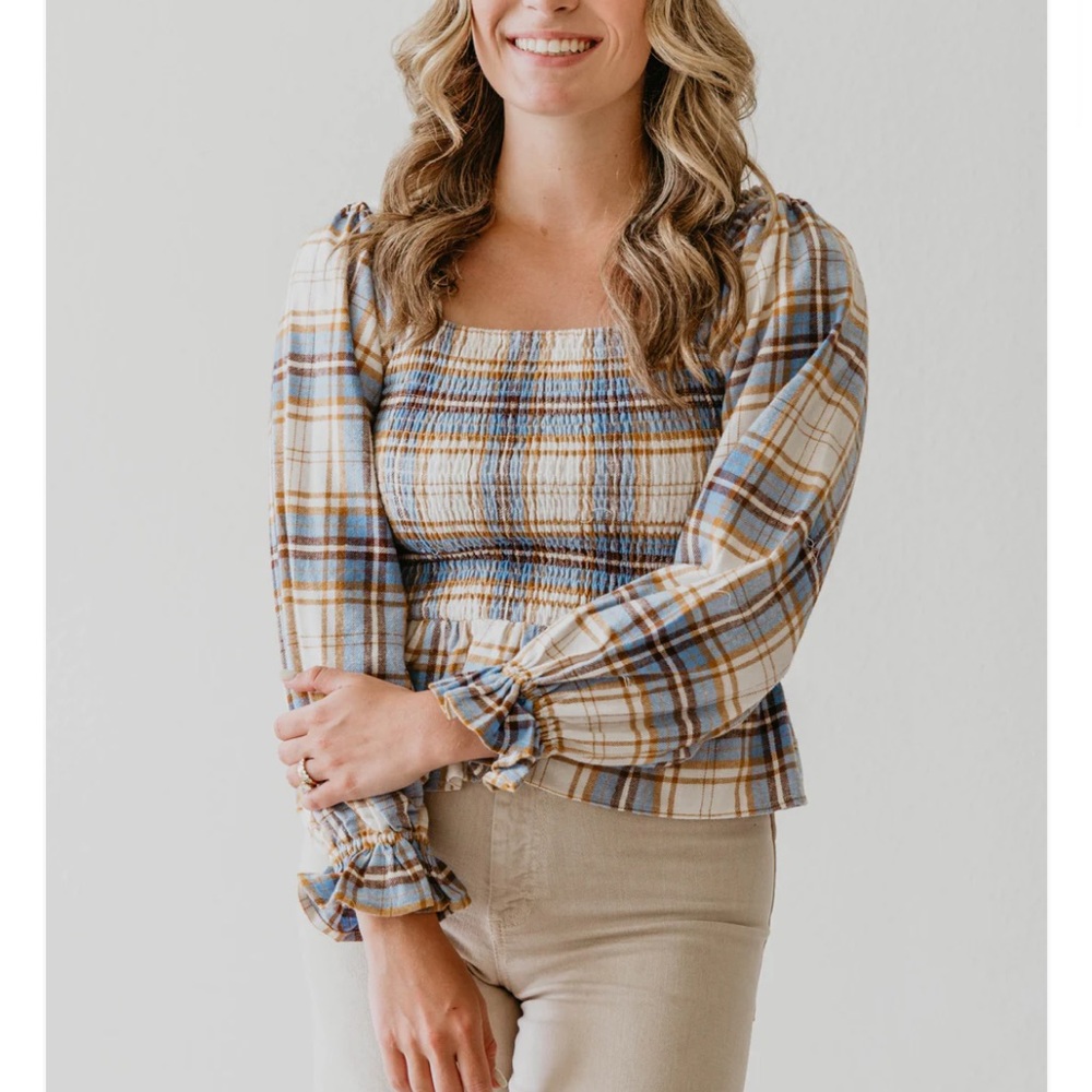 Sweet Honey Clothing plaid top